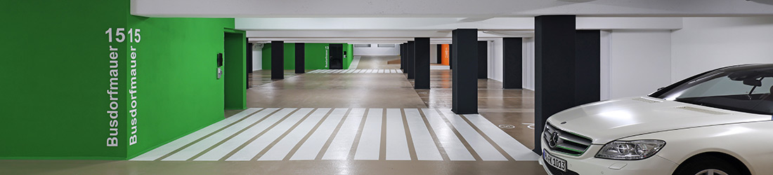 Die Tiefgarage des QVW